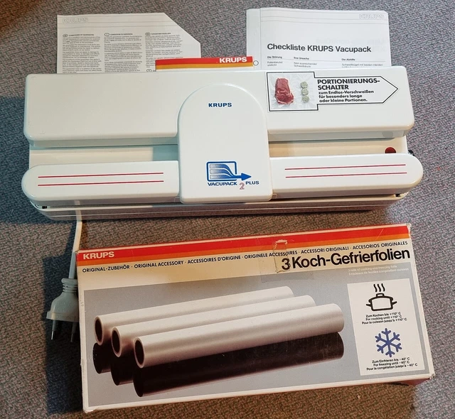 — Vakuumierer — Vakuumiergerät — Folienschweißgerät — Krups Vacupack 2 Plus —