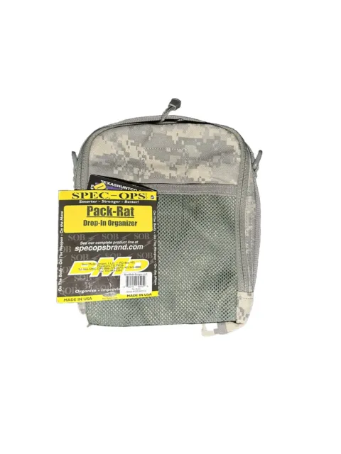 Spec-Ops Pack Rat Organizer Shoulder Bag in ACU Camo Discontinued