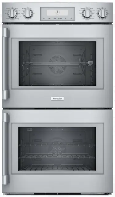 Thermador POD302RW 30Inch Double Wall Oven with Meat-Probe and Rotisserie NOB