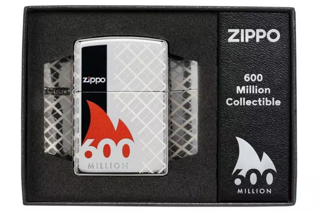 Zippo Lighter Unsex Lighter 600 Millionth Limited Edition COLLECTIBLE Windproof