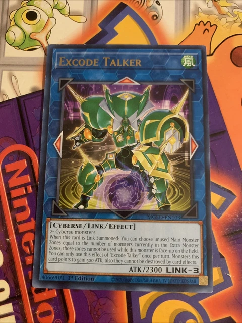 Yugioh! Excode Talker - MGED-EN103 - Rare - 1st Edition Near Mint, English