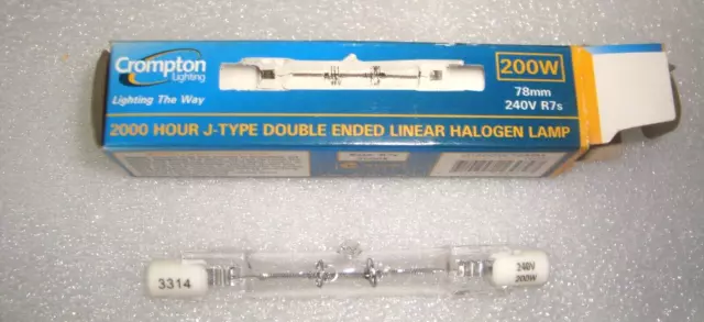 CROMPTON Linear  Halogen lamp 200W 240V, 78mm R7s