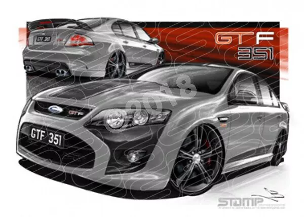 Fpv Fg Gtf 351 Gtf Fg Smoke Black A2 Framed Print (Fv348)