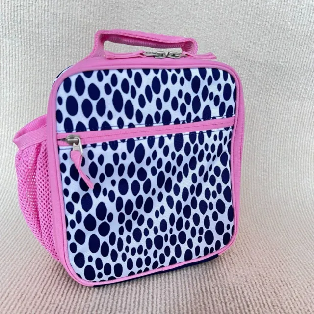 NWOT Pottery Barn Kids Mackenzie Pink Cheetah Classic Lunch Box