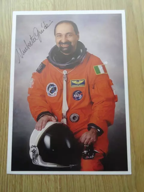Autogramm Umberto Guidoni Italien Astronaut Weltraumfahrt