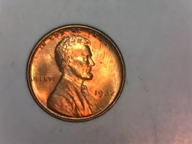 1937-P Lincoln Wheat Cent  Uncirculated       BU Gem - Amazing Condition