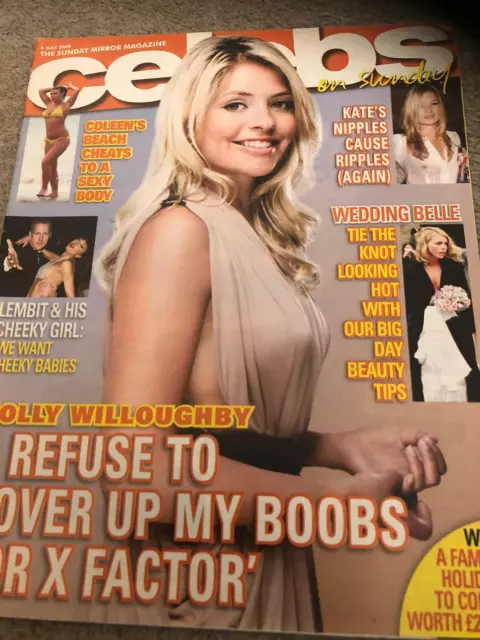 CELEBS Magazine July 2008 HOLLY WILLOUGHBY Kate Moss THE CHEEKY GIRLS