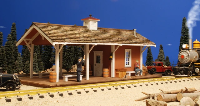 G SCALE TRAIN DEPOT FOR USE w LGB ACCUCRAFT ARISTOCRAFT TRACK CARS & LOCOMOTIVES