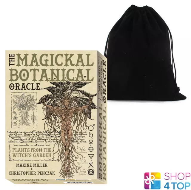 The Magickal Botanical Oracle Cards Deck & Book Lo Scarabeo New With Bag