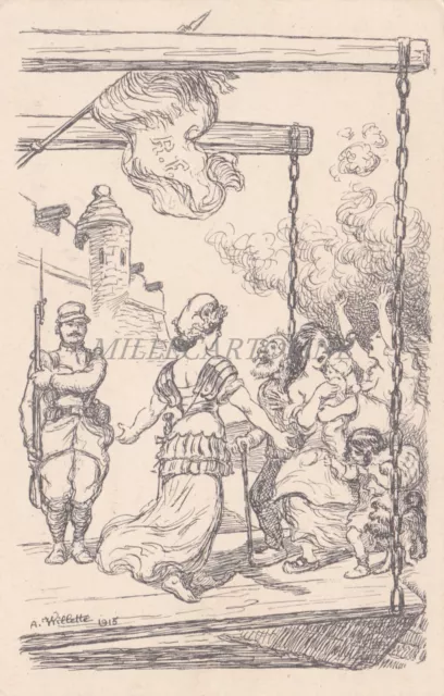 FRANCE - Journée Francaise du Secours National, A. Willette