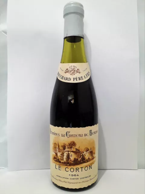Bouteille de Vin "Le Corton Domaines du Château de Beaune" (1964)