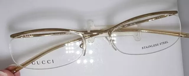 Gucci GG1664 Gold glasses Frames Eyewear