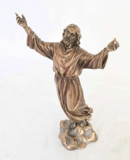 Bronzefigur Jesus Christus betend Arme Skulptur Bronze Figur Höhe 30 cm 3068