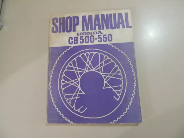 Workshop repair shop manual Honda CB 500  CB 550 K1 F-A K2 K3 F2 Four Ausg. 1977