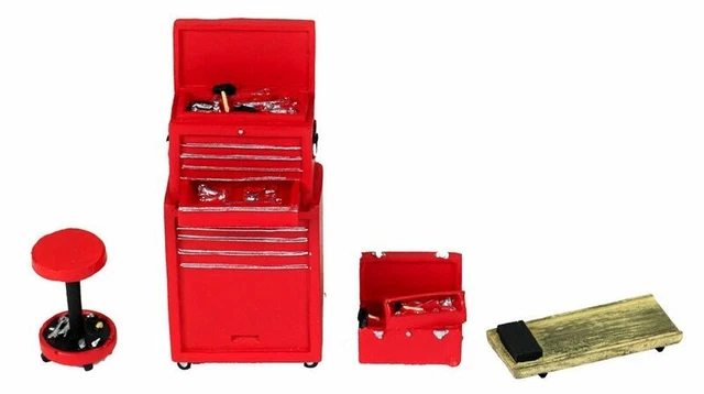 Tire Brigade Tool Shop - Werkstatt Set - 4-teilig -  -  1:24