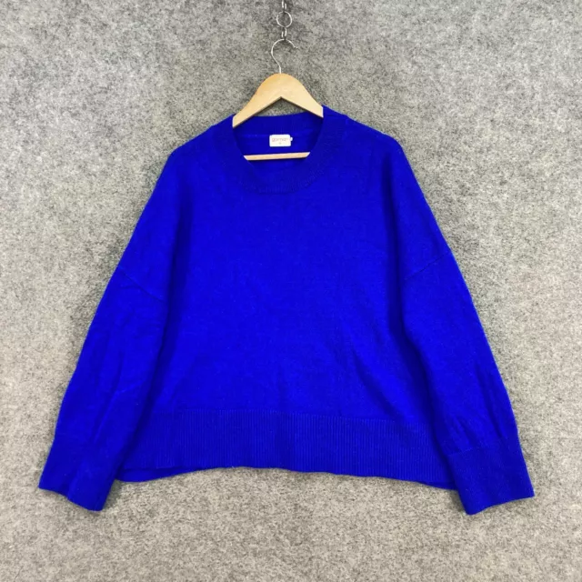 Gorman Jumper Womens 20 Plus Blue Merino Wool Winter 2023 Knit Sweater 37028