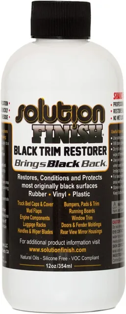 Solution Finish Black Trim Restorer - 12 oz.