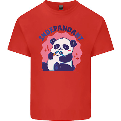 Indepandant FUNNY indipendente PANDA Cotone da Uomo T-Shirt Tee Top 3
