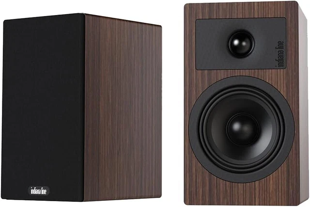 LONPOO Diffusori Da Scaffale Passivi | Coppia | Woofer In Carbonio, Tweeter In Seta | 75W - Foto 3