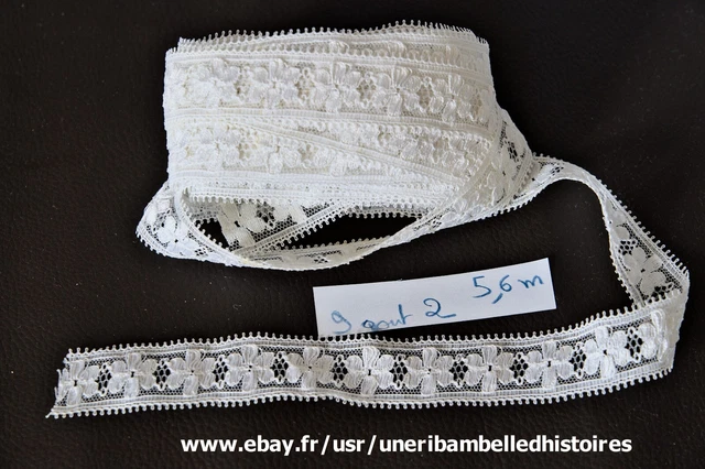Ruban En Dentelle De 9,5 M De Large - 2,6 Cm De Large - Pour