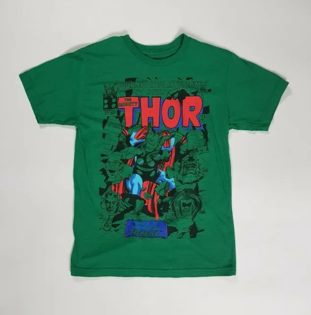 Marvel Comics Mighty Thor Journey Into Mystery Adult Medium Green Graphic Shirt
