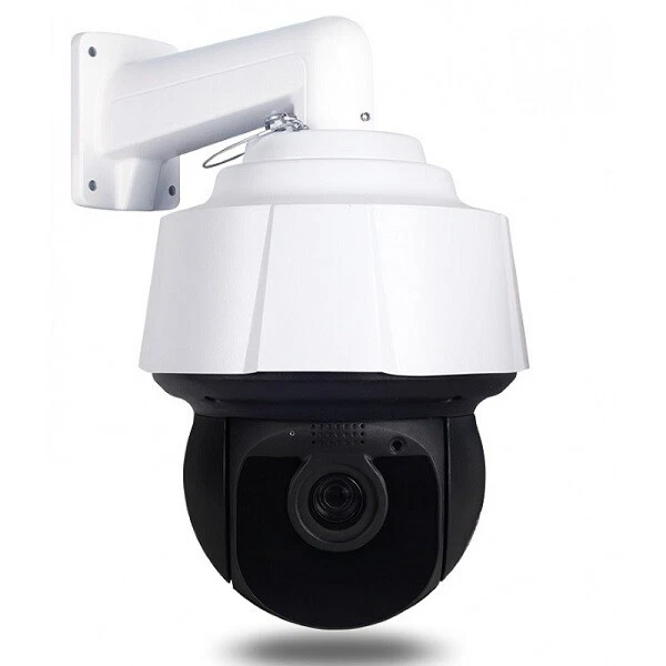 Mini telecamera IP PTZ Dome PoE da 6 MP per esterni con Pan Tilt, zoom 3X, obiettivo varifocale motorizzato da 2,8-8 mm, H.265, IP66, compatibile con Hik Vision NVR/Blue Iris, conforme NDAA