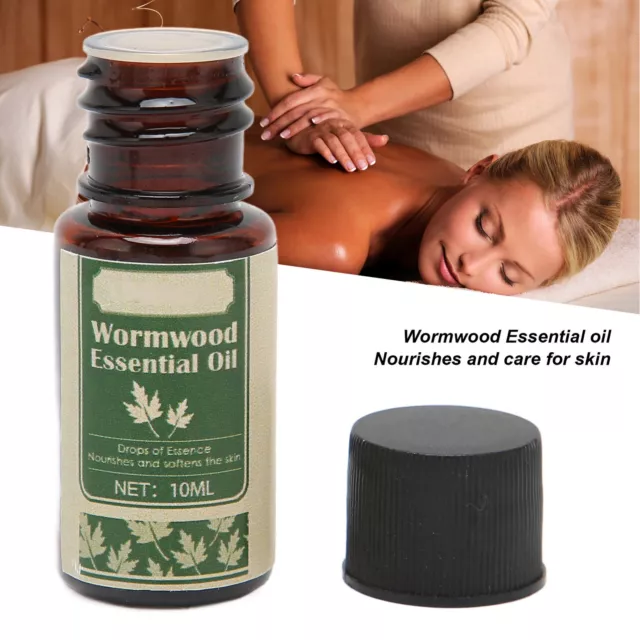 Wormwood Essential Oil Pain Fatigue Relief Aromatherapy Body Shaping Foot Ba GF0