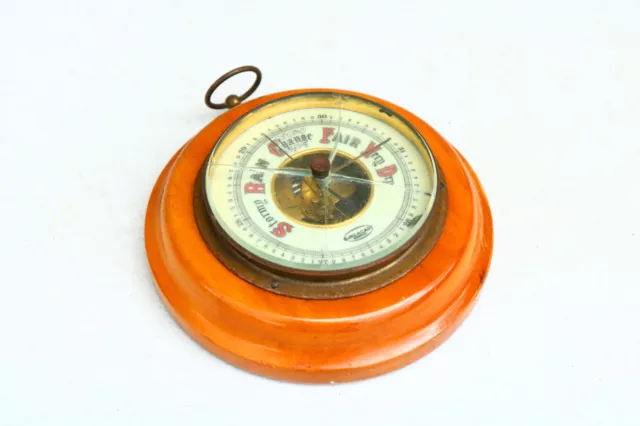 IXSure4cast Barometer Germany Vintage Old cracked glass Weather instrument IZ
