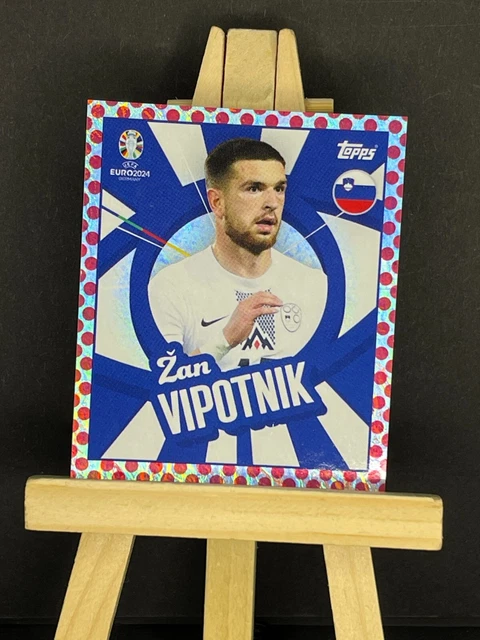 Autocollant Topps Euro 2024 Vipotnik - Parallèle Bleu - SVN - Collection