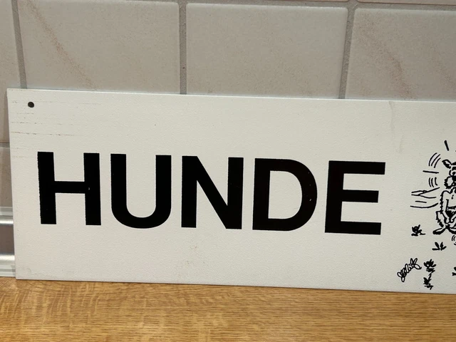 Schild 'Hier Ist Kein Hundeklo' – 60x40 Cm, Aus 3mm Hartschaum, Wetterfest Für Innen & Außen