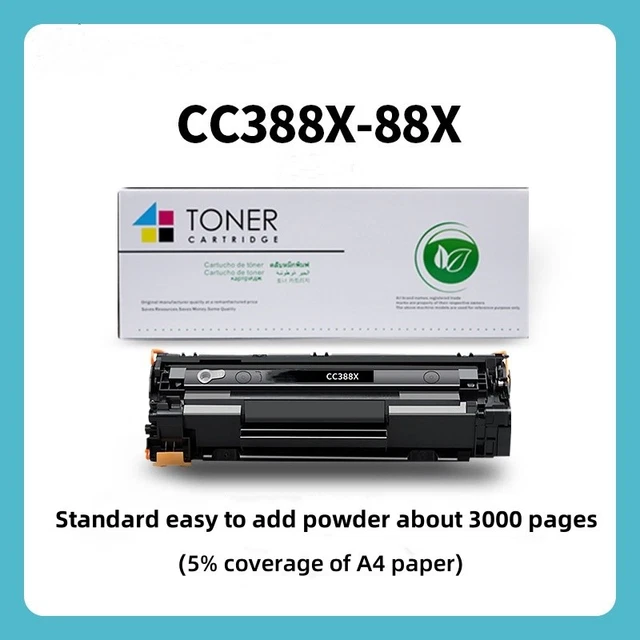1PC CC388A 88A Toner Cartridge For HP LaserJet P1007 P1008 M1136 nfw ...
