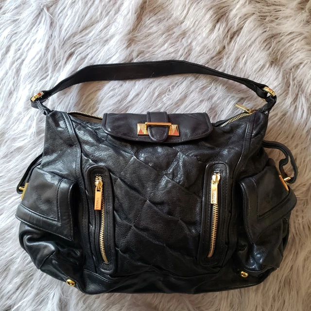 Treesje Shoulder Leather Hobo Bag