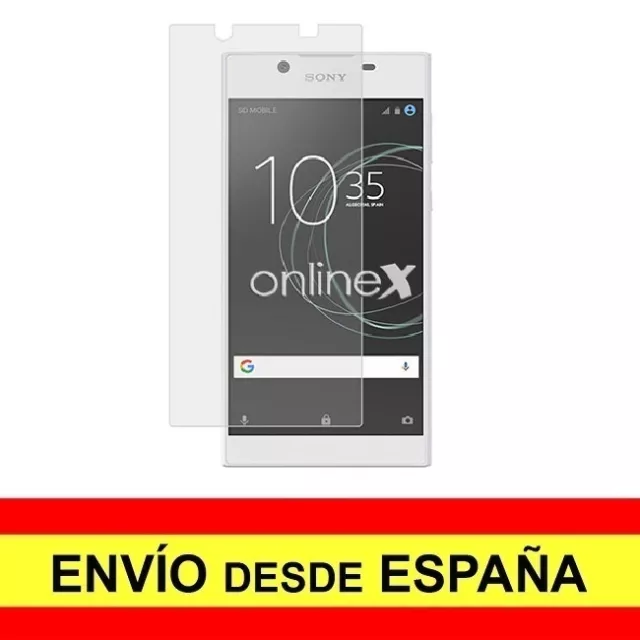 Cristal Templado para SONY XPERIA L1 Protector Pantalla Toallitas a2841