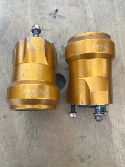 Gillard Kart Aluminium 50mm x 95mm Rear Hub Pair In Gold