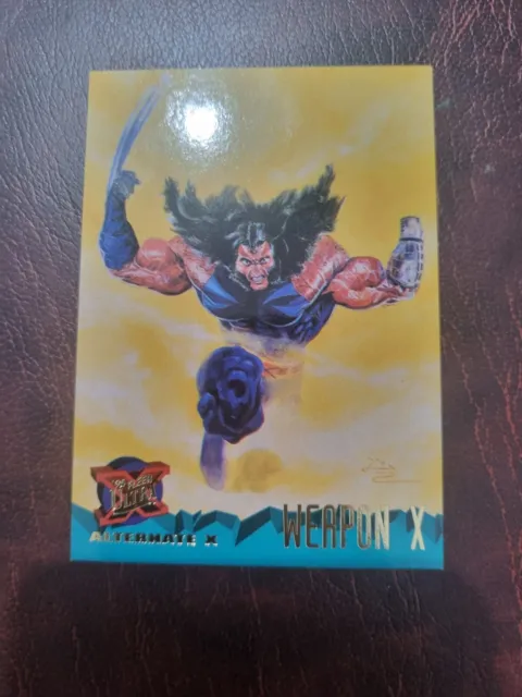 1995 fleer ultra x-men wolverine weapon x  alternate x promo insert card1995...