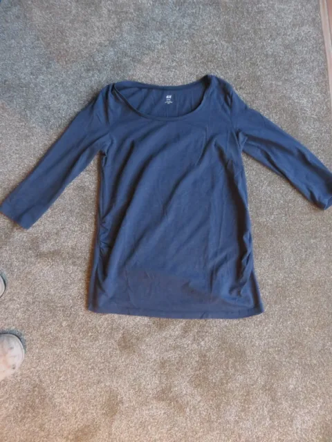 Umstand Shirt H&M MAMA Gr. L --blau--