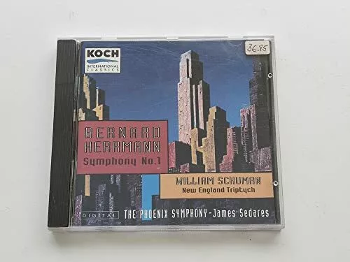 Herrmann: Symphony No. 1 / Schuman: New England Triptych -  CD F8VG The Cheap