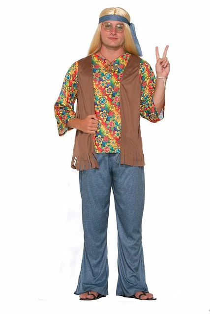 Hippie Dude Costume Adult Men Standard