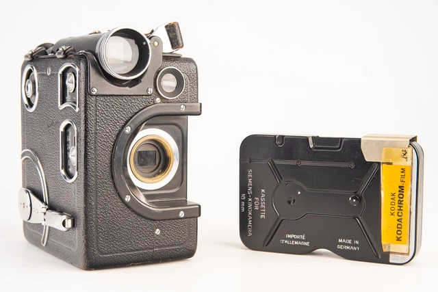 RARE Siemens F II Cine Movie Camera 16mm Film Magazine Kino Kamera C Mount