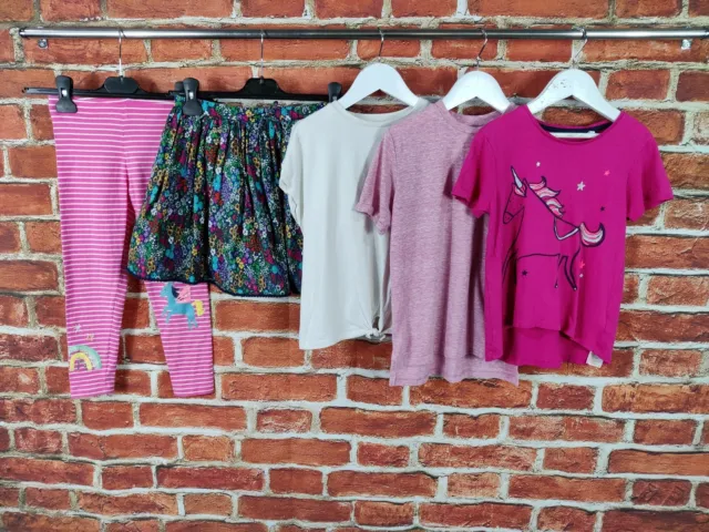 Girls Bundle Age 5-6 Years River Island M&S Etc Skirt Leggings T-Shirts 116Cm