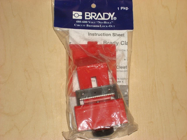 BRADY65397 - 480-600 VOLT "NO-HOLE" Circuit Breaker Lock-Out