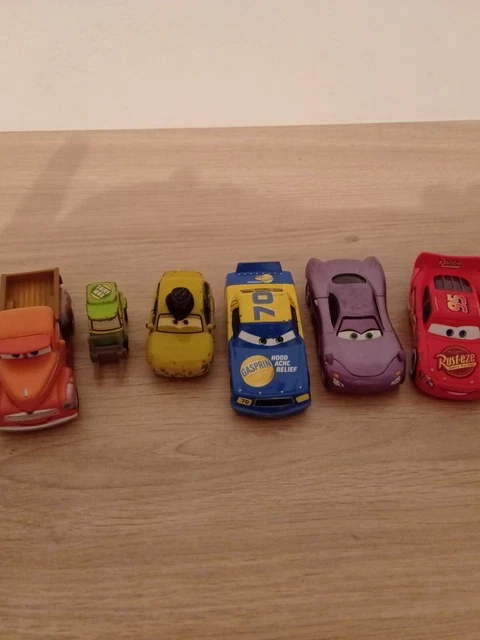 Lot de 6 voitures métal - Disney Cars Rare (J)