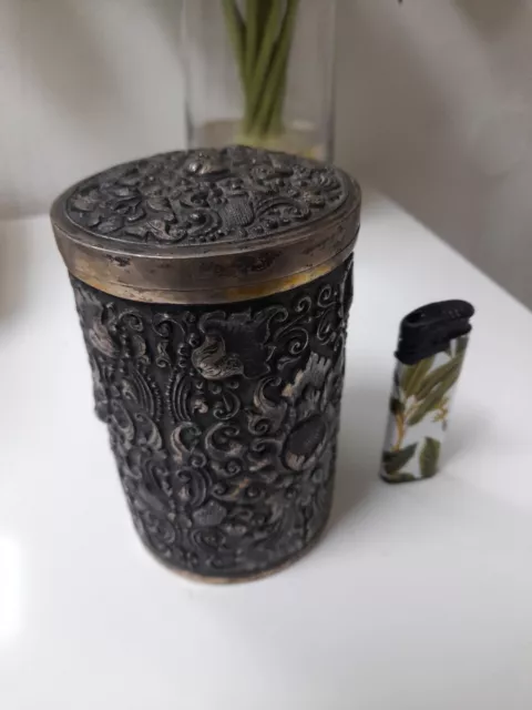 Silber Dose Mit Deckel 800er Silber Dose Mit Deckel 800er