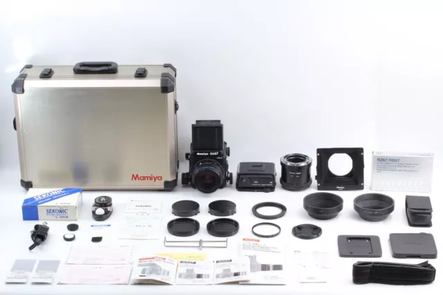 [Near MINT /Case] Mamiya RZ67 Pro II Film Camera Z 110mm f/2.8 Lens + Many Bonus