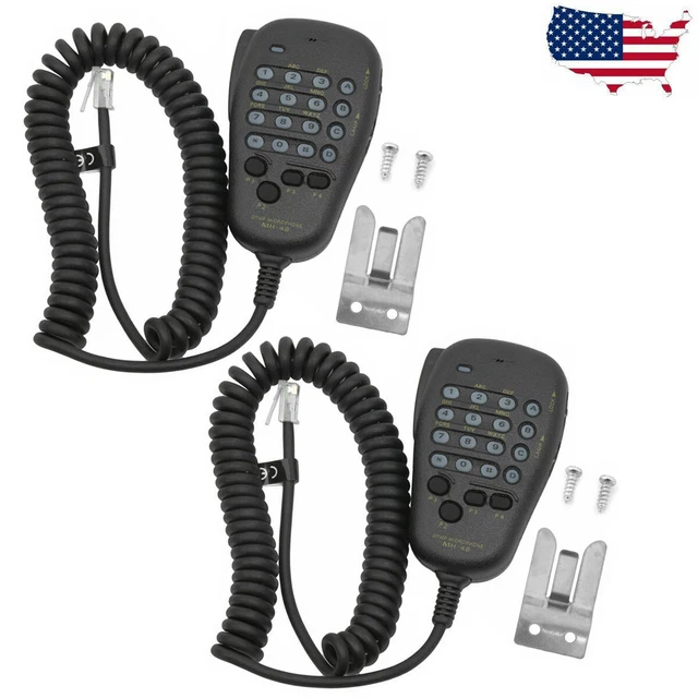 2X MH-48 6 Pin DTMF Microphone Yaesu FTM-100DR FT-2900R FT-7900R FT-8900R Radio