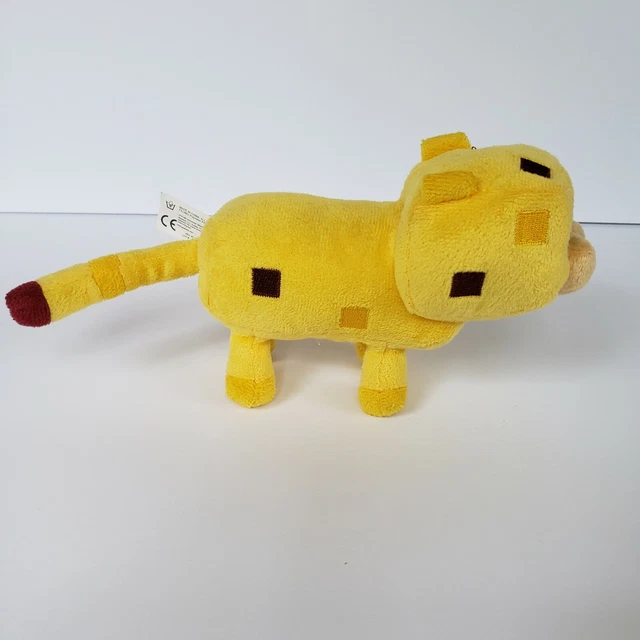 2014 MOJANG MINECRAFT Ozelot gelbe Katze weiches Kuscheltier Spielzeug