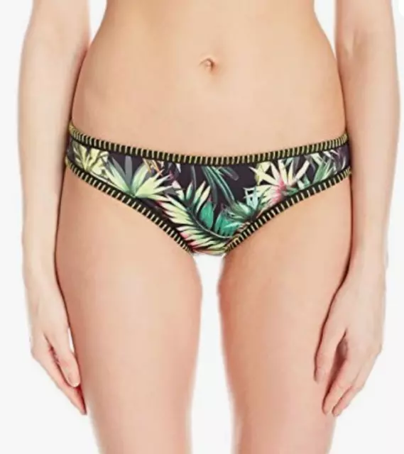 Lucky Brand Junior Coastal Palms Binded Hipster Bikini Bottom Multi Size M