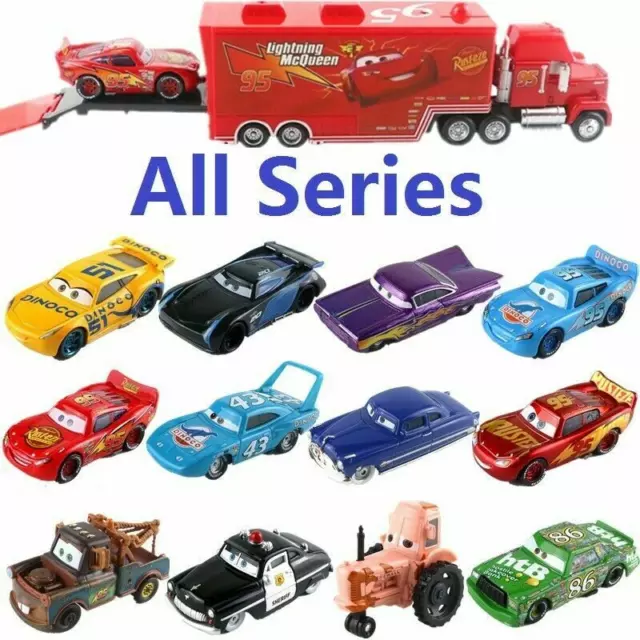 Disney Pixar Cars Lot Lightning McQueen 1:55 Diecast Model Car Toys Gift  for Boy