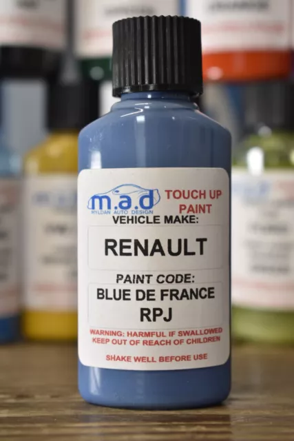 Renault Blue De France Rpj Paint Touch Up Kit 30Ml Scratch Chip Captur Clio