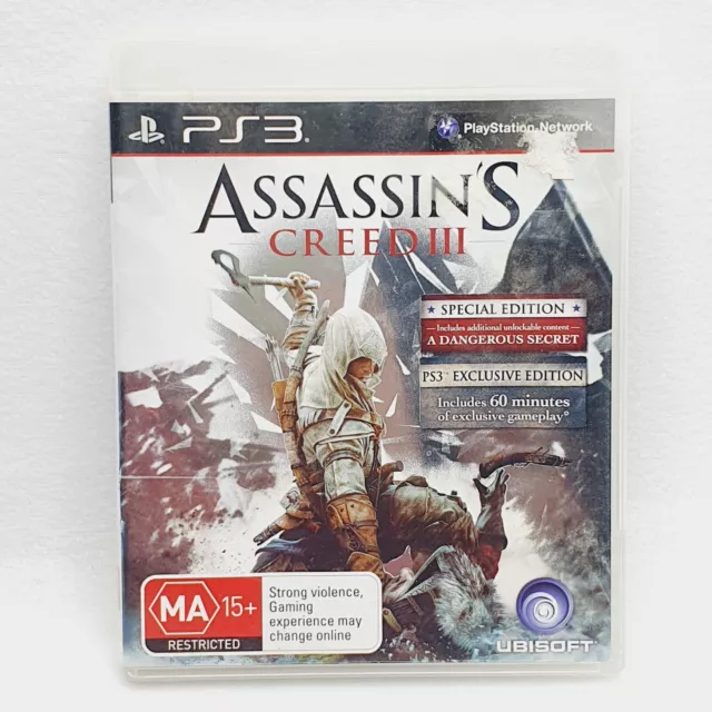 Assassin's Creed III Sony Playstation 3 PS3 Complete